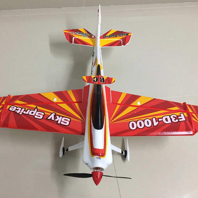 Aircraft Model Fixed Wing Remote-controlled Aircraft Wing Span 1m 15e 3d Stunt Aircraft Epo Material Rc Plane Toy Gift