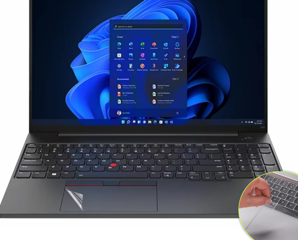 

Для Lenovo ThinkPad T16 Gen 2 1 & P16 P16s Gen 2 1, E16 Gen1 матовая защитная пленка для сенсорной панели, защитная пленка, сенсорная панель