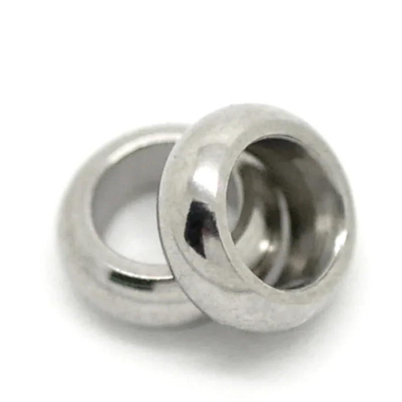 1200Pcs Stainless Steel Rings Silver Tone Charms Fashion Jewelry Findings 5mm(1/4