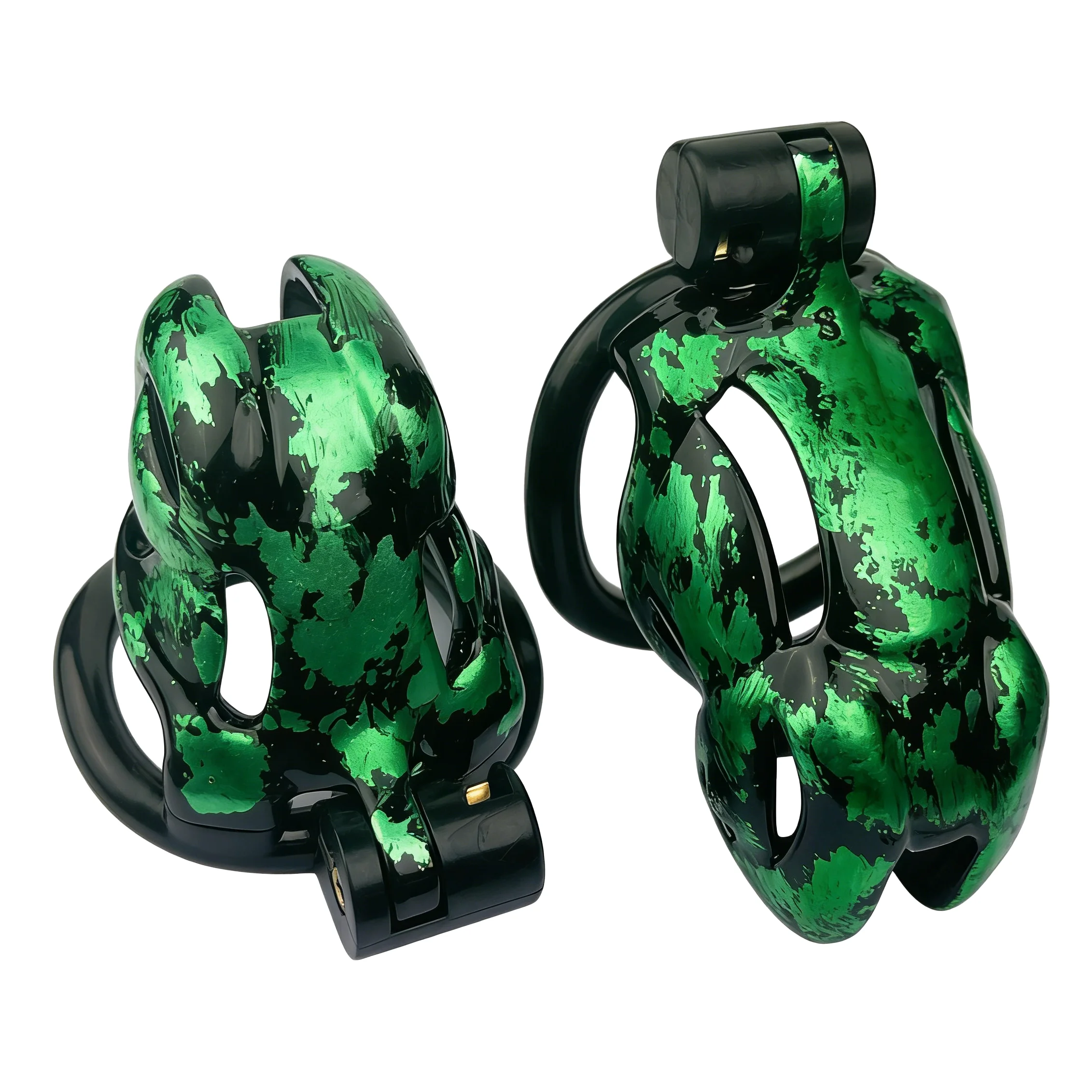 Colorful Gay Male Chastity Device Cock Cage Slave Chastity Lock Sex Toy for Men view 6