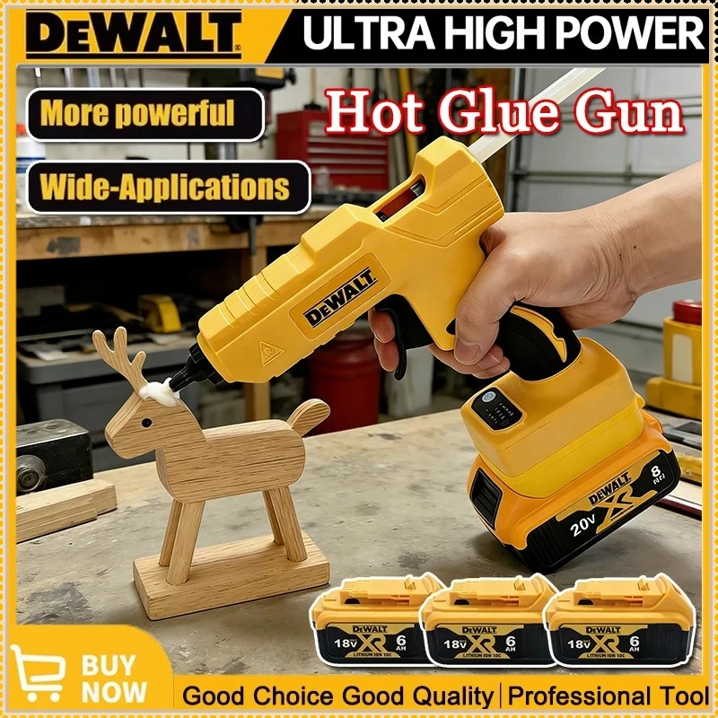 

Dewalt Cordless Electric Handheld Hot Glue Gun Repair DIY Tool Hot Melt Welding Hot Air Gun Anti-scald Nozzle For Dewalt Battery