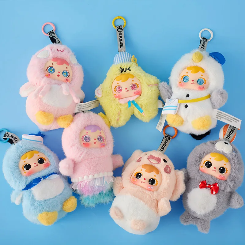 

Серия Samuel Ocean Story Mystery Blind Box, милая мягкая плюшевая кукла, кулон, креативный брелок-сюрприз для девочек, практичный подарок на день рождения