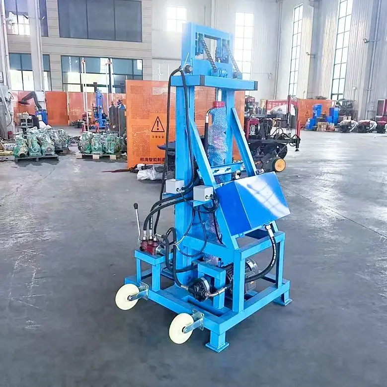 

Индивидуальная мини-буровая установка для водяных скважин с гидравлическим приводом, глубина бурения до 150 м, легкая портативная, для домашнего использования