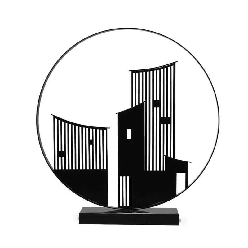 New Chinese modern creative house ornaments model house TV cabinet entryway cabinet study office home decoration