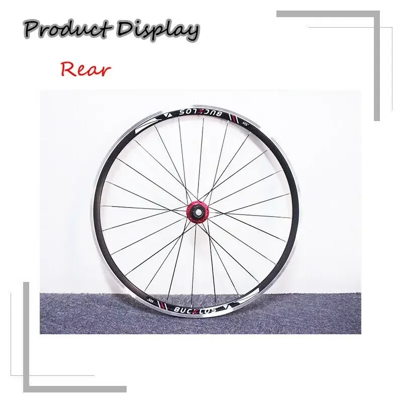 BUCKLOS 700C Bike Wheelset 9*130mm 10*135mm Road Bicycle Wheelset 30mm Height Road Bike Wheel Rim 7/8/9/10/11S 700C Wheels