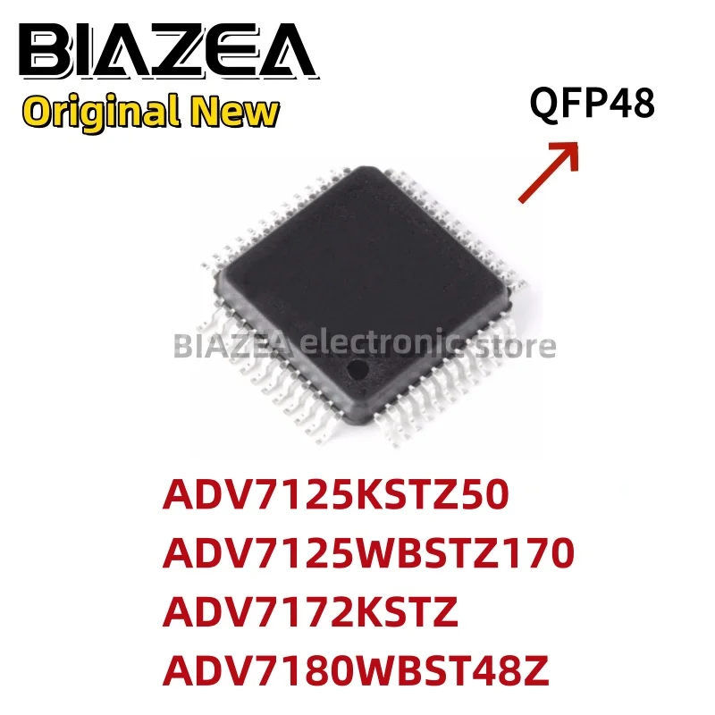 1piece ADV7125KSTZ50 ADV7125WBSTZ170 ADV7172KSTZ ADV7180WBST48Z QFP48 Chipset