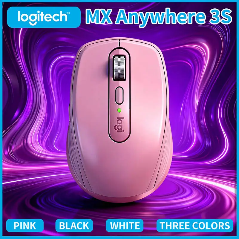 

Беспроводная мышь Logitech MX Anywhere 3S — оригинальная, долговечная, с удобным захватом, плавной работой и длительным временем автономной работы для дома и путешествий
