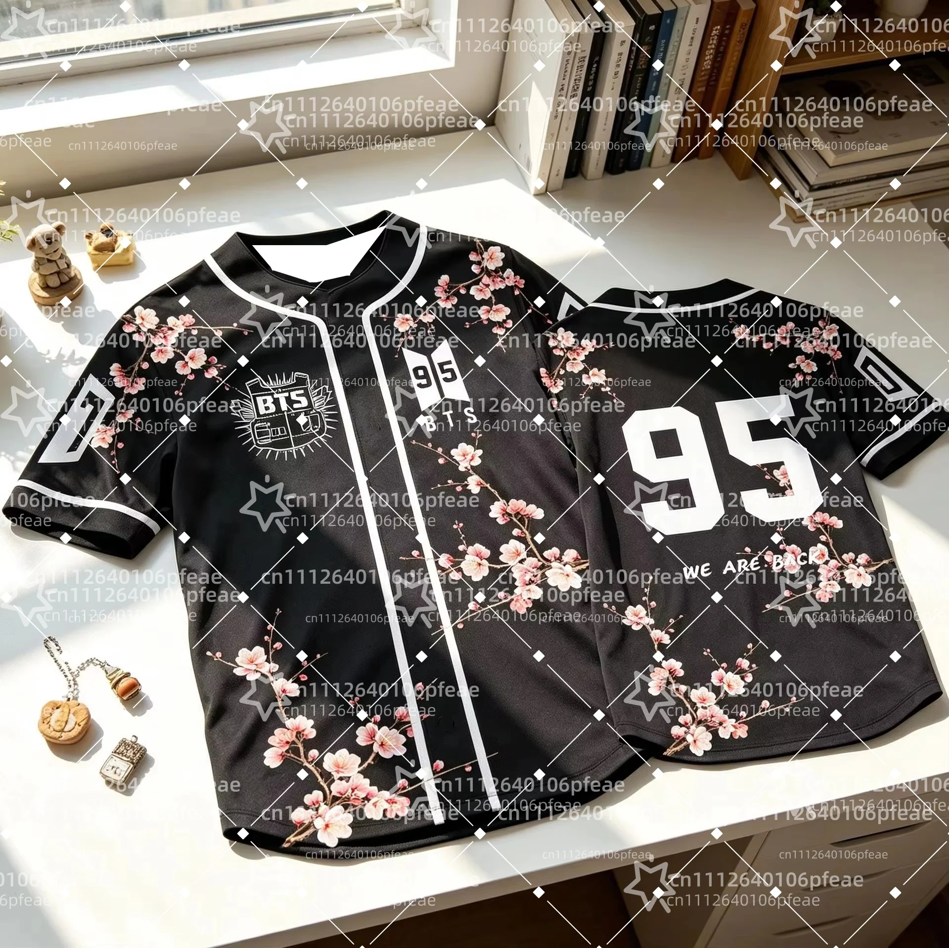2026 Neues Korean Wave Idol Männergruppen-Support-T-Shirt mit Aufdruck, atmungsaktiv, schnelltrocknend, kurzärmelig, im Street-Trendy-Look, locker geschnitten – Detail 6