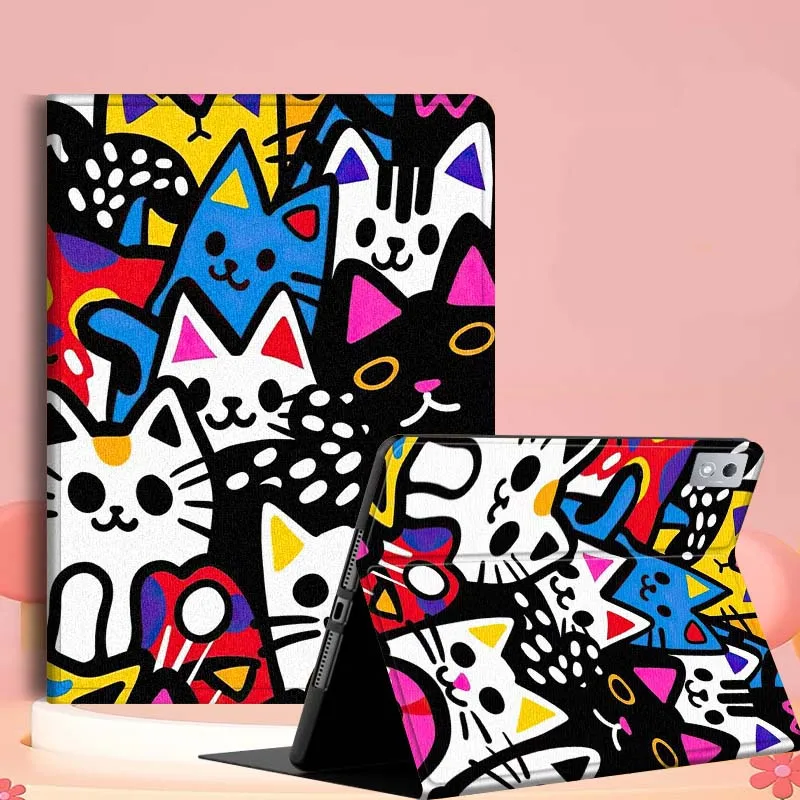 

Animal Filled Pattern For Lenovo Pad Tab Legion Xiaoxin Y900 Y700 K10 M10 P11 3rd Pro GT Plus Gen Cover Tablet Case