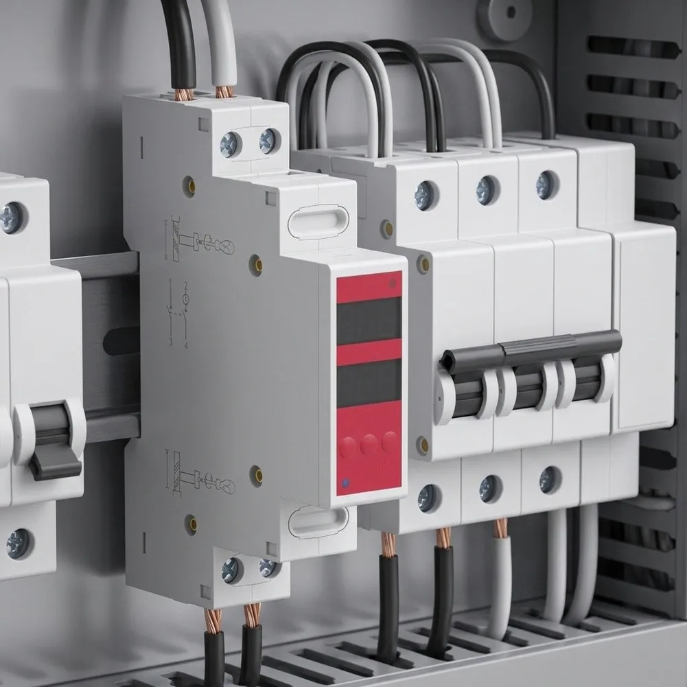 For Smart Home For WiFi Switch 16A 2P for US Split Phase Wiring Real Time Power Data Overvoltage Alarm Compatible