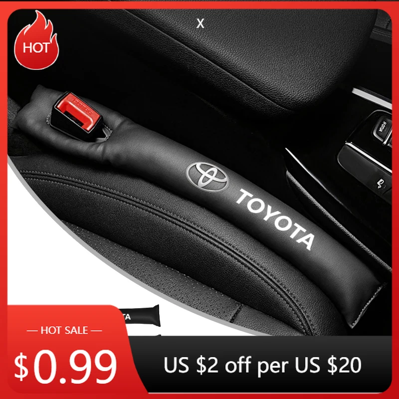 

Для Toyota 2026, горячие колпаки-концентраторы, наполнитель зазора автомобильного сиденья, мягкие подушечки, кожаная прокладка для стайлинга автомобилей для Toyota Corolla Yaris Aygo Prius
