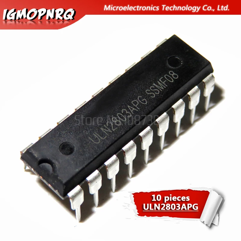 Piezas ULN2803APG, ULN2803, ULN2803A DIP-18, ULN2803AN DIP, ULN2804AN, ULN2804, ULN2803APG, ULN2803AFWG, ULN2003APG, ULN2004APG, 10 unidades