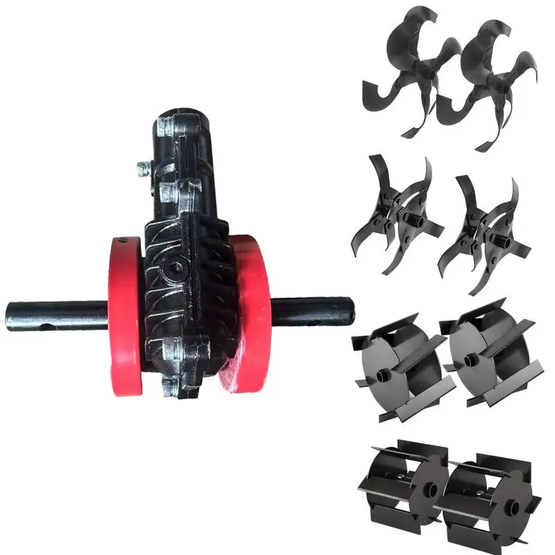 Lawn Mower Blade Balancer Multi-purpose Alloy Ditching Wheel Rotary Cultivator Tool Hedge Trimmer Lawnmower Acessório