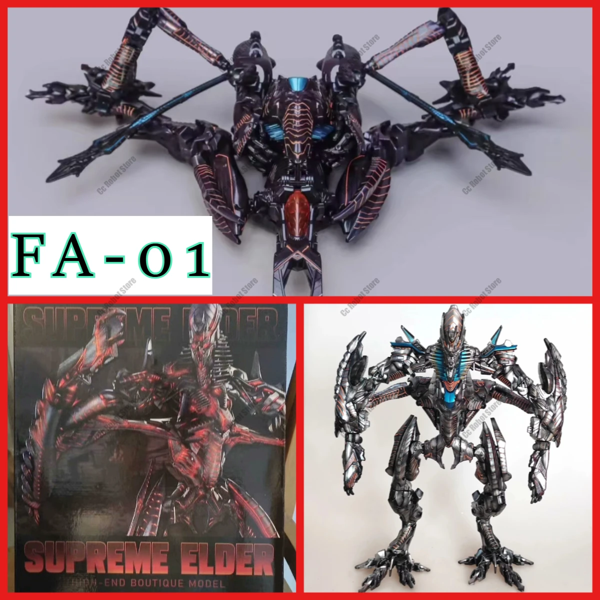 Originele Hot-Selling Speelgoed DIY Handgeschilderde Custom Repaint BMB FA-01 FA01 Fallen Vergrote Versie Extra Grote Film actie Robot