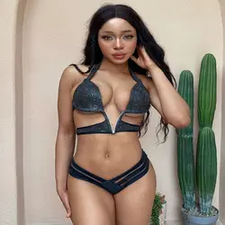 2024 newest crystal bikini diamond bikini bar bikini crystal swimwear bikini beach diamond bikini fashion bar bikini