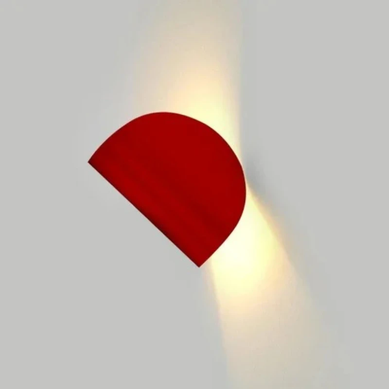 Italy Wall Lamp LED Light Eye Protection Living Room Stairs Bedroom Bed Side Color Creative Can Be Rotated Art Decor Rotating