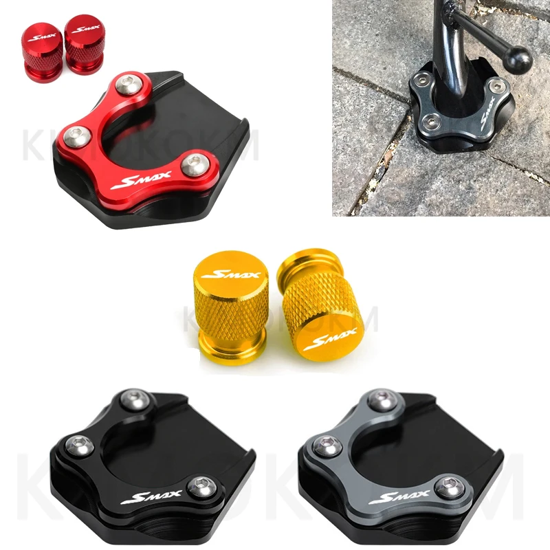 Для-yamaha-smax155-smax-155-cygnus-gtr-ray125-bws-аксессуары-для-мотоциклов-боковая-подставка-для-ног-увеличительная-пластина-удлинитель-подставки