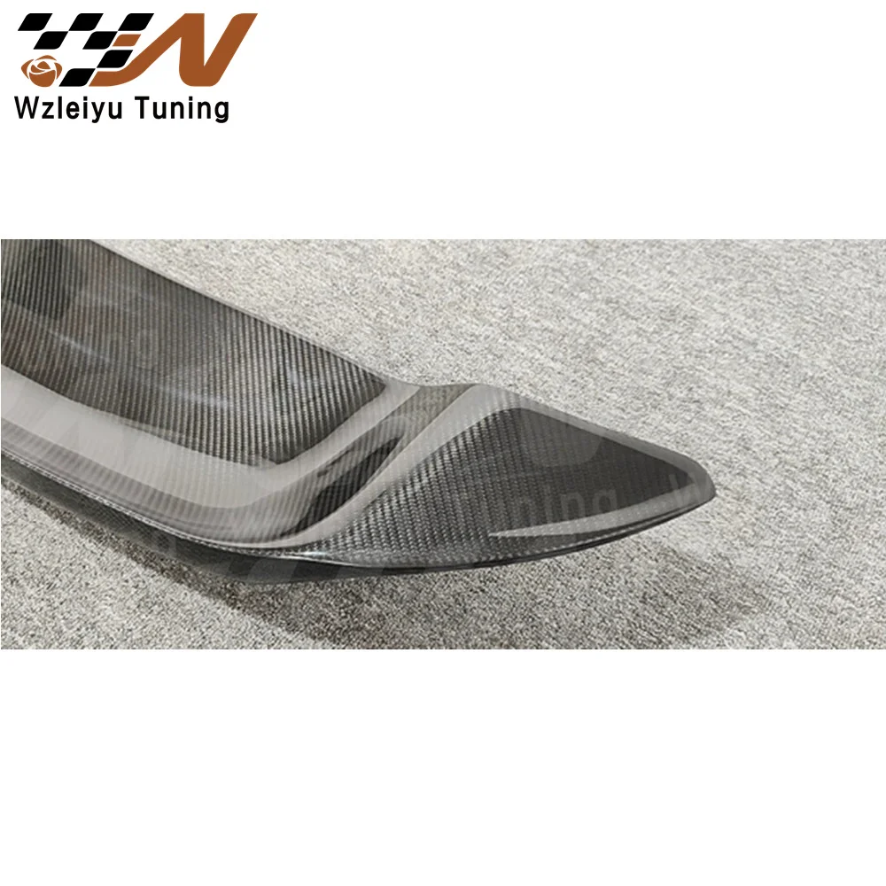 V Style Dry Carbon Fiber Rear Trunk Spoiler GT Wing Fit For MP4 12C 650S High Quality Fitment