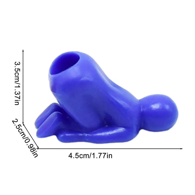 ความแปลกใหม่เดสก์ท็อปผู้ถือดินสอ Bend Over ตลกผู้ถือดินสอเครื่องเขียนสําหรับของขวัญนักเรียนแบบพกพาผู้ถือปากกาสําหรับ