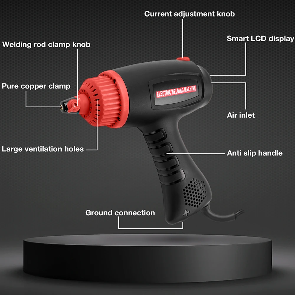 2500W 110V/220V Portable Handheld Welder Home Arc Welder Automatic Digital Intelligent Welding Tool