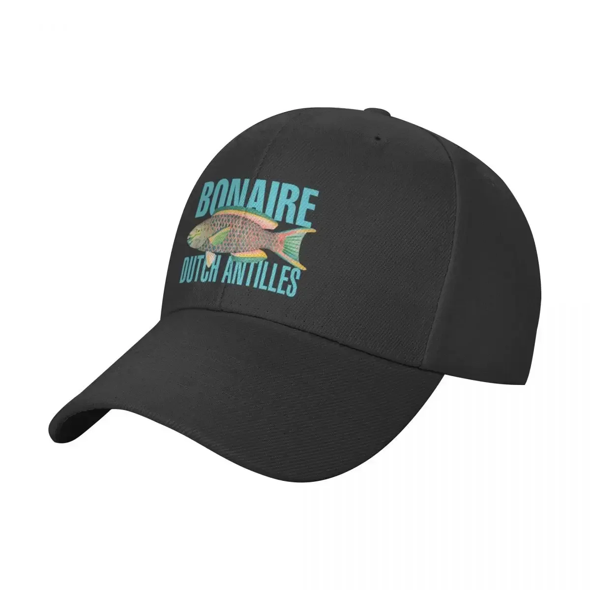 Bonaire Dutch Antilles Vintage Parrot Fish Design Baseball Cap Dropshipping Hat Man For The Sun Men's Baseball Women's