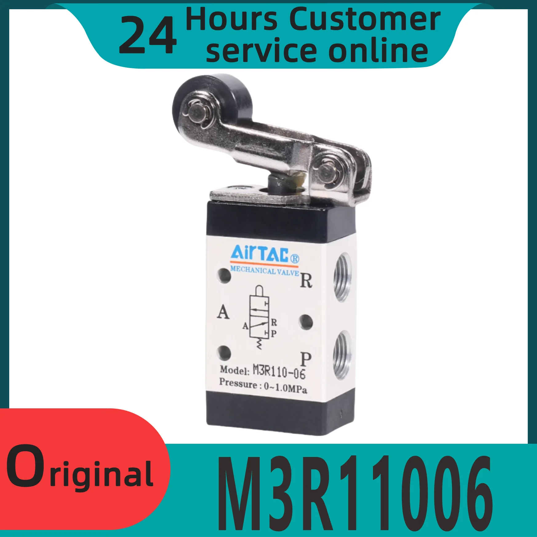 

Совершенно новый оригинальный механический клапан M3R11006 M3R21006 M3R21008 M3R05 роликовый рычаг пневматический клапан регулирующий клапан