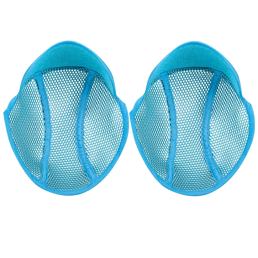 2 قطعة بطانة إدراج آمنة وسادة تبريد زرقاء ملحقات القبعة الصلبة حماية شبكية قابلة للغسل لراحة الرأس والملاءمة