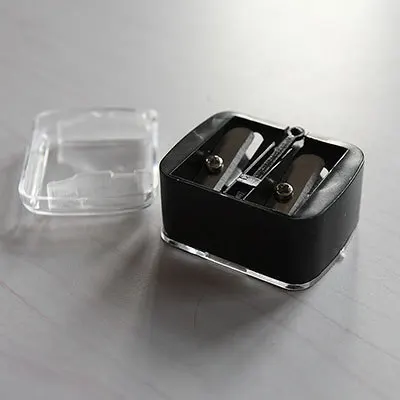 1 Pc Women Ladies Double Holes Sharpener Pencil Sharpeners For Cosmetic Brushes Eyeliner Makeup Pencils