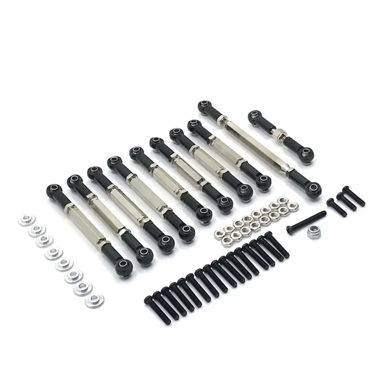 Metal upgrade parts Pull Rods for MN D90 D91 D96 D99S MN90 MN99 MN99S 1:12 RC Car MN99S