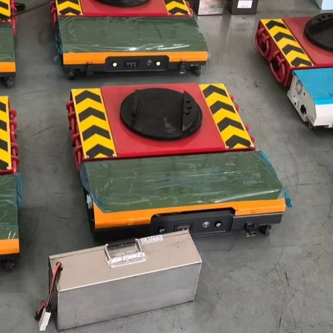 Battery Powered Load Moving Skates Remote Control Electric Transporter 30Ton Heavy Duty 360 Rotation Lifting Equipment