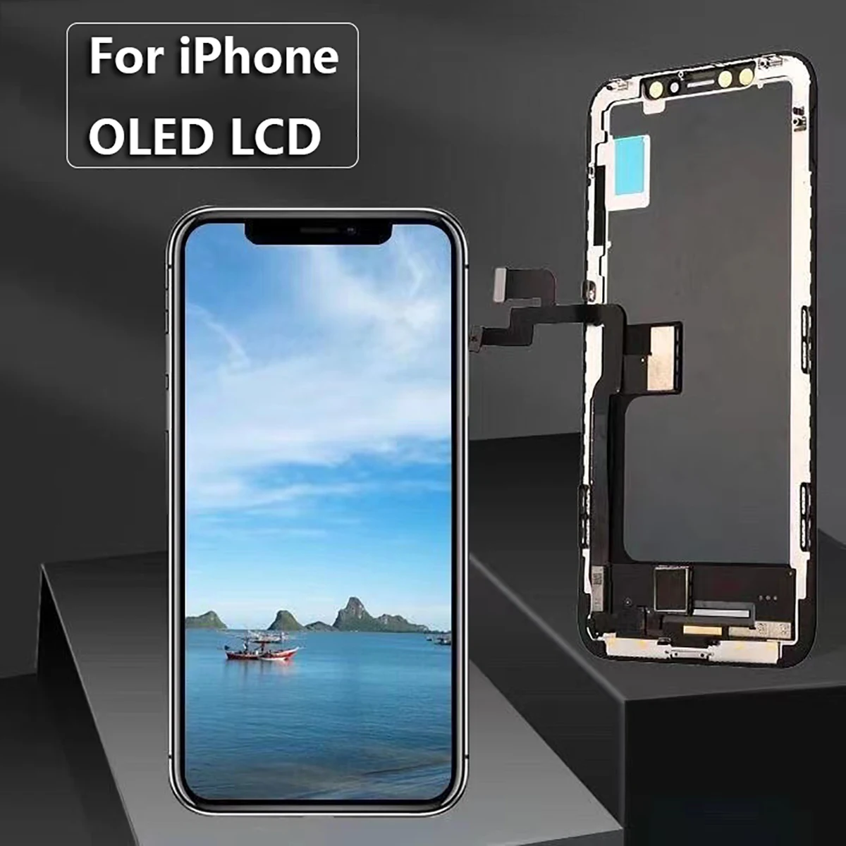 For iPhone XR New OLED LCD 100% Tested No Dead Pixel Flexible Display Screen High Definition Screen Replacement Fast Shipping