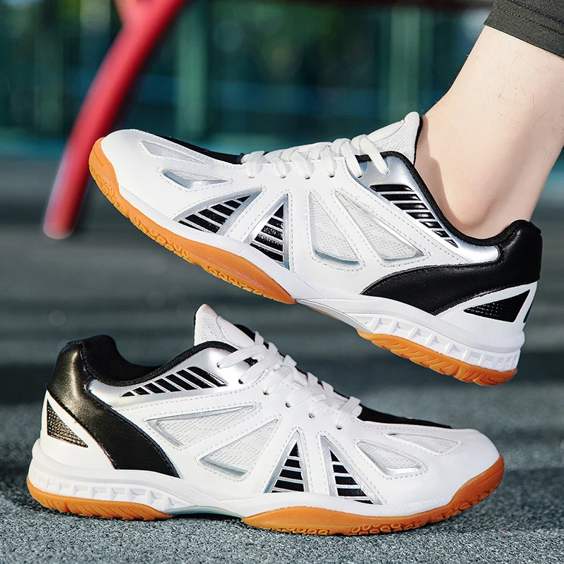 

2025 Men's and Women's Badminton Shoes Anti-Slip Table Tennis Sneakers Outdoor Professional Man Athletic Sports Trainers