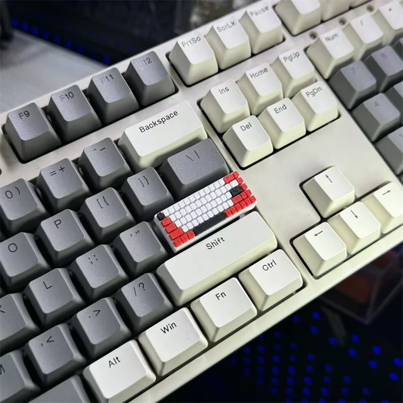 Mini Keyboard 1Pcs 2.25U Enter Left Shift Resin Keycap Mechanical Keyboard OEM Cherry Creativity Artwork DIY Key Caps Mx Switch