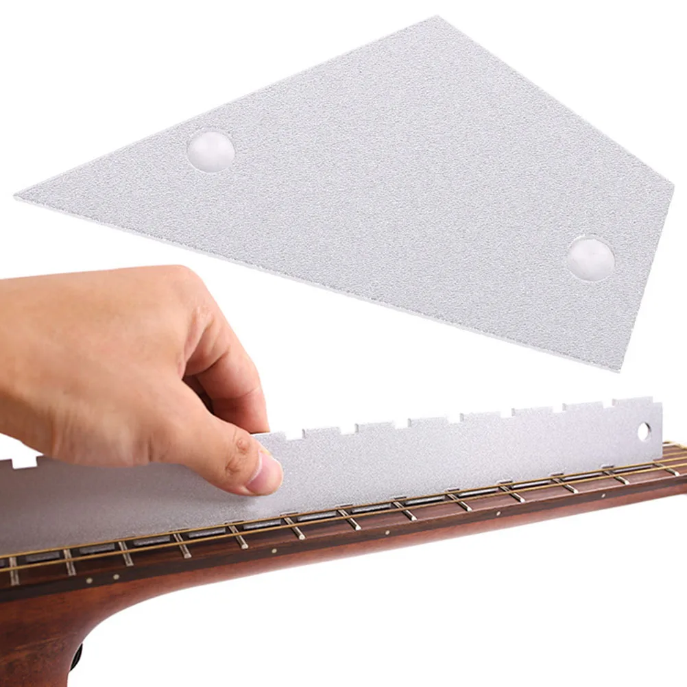 

2Pcs Guitar Leveling Luthier Tool Set Guitar Neck Straight String Height Gauge Guitar Neck Ruler Tool for Electric Bass Acoustic