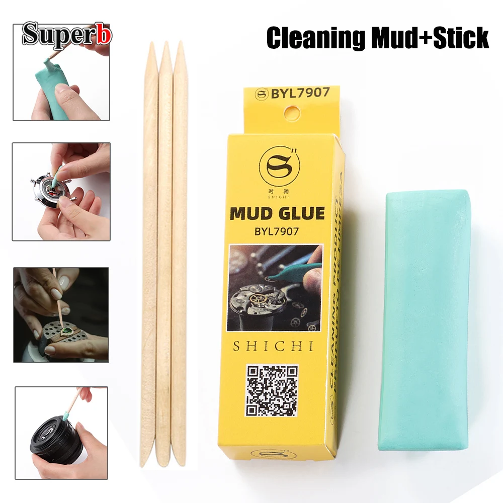 

Rodico Putty Watch Dial Cleaner Mud Professional Bergeon 6033 7033 Green Watch Dust Removal Tool Cleaning Clay for Watchmaker