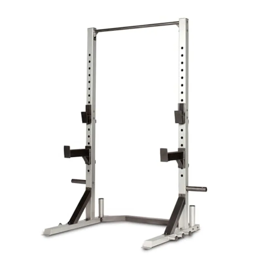 

FM-8000F Deluxe Power Rack for home gym use, heavy-duty steel construction, matte black finish, includes pull-up bar and safety