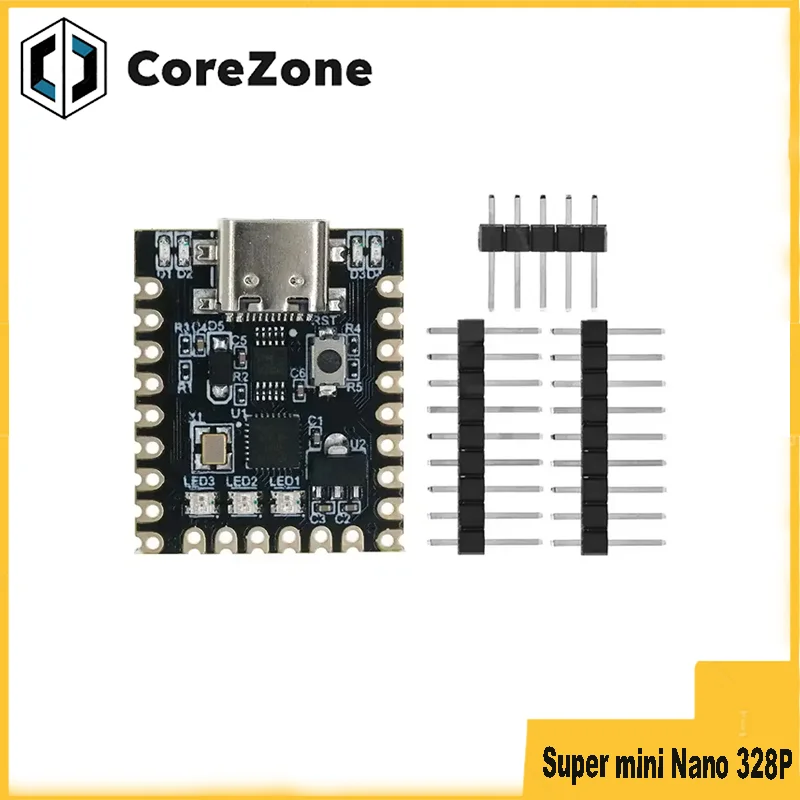 SuperMini NANO V3.0 16MHZ Type-C USB Development Board Atmega328p Ch340 Serial Port For Arduino