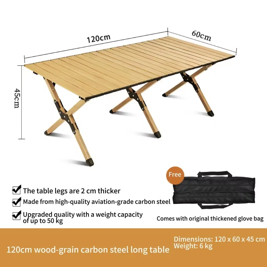 Factory New Model Outdoor Folding Table And Chairs Multifunctional Picnic Table And Chairs With Convenient Storage