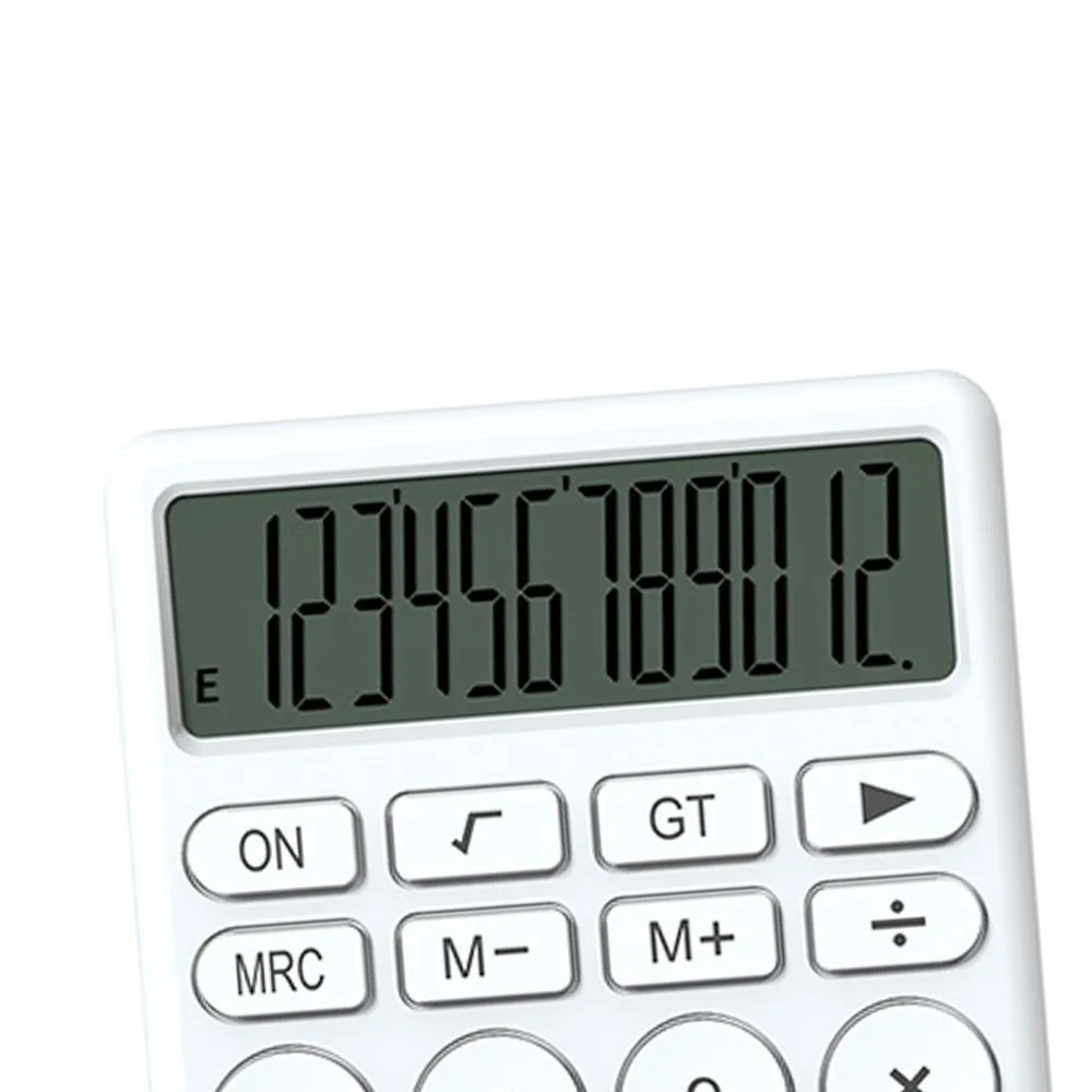 Large Screen Cartoon Calculator Compact Size Lightweight Handheld Calculator Portable Ergonomic Shape Pocket Calculator