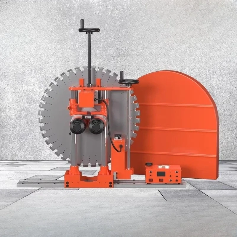 New automatic high-power wall cutting machine reinforced concrete wall track cutting machine sawing doors and windows