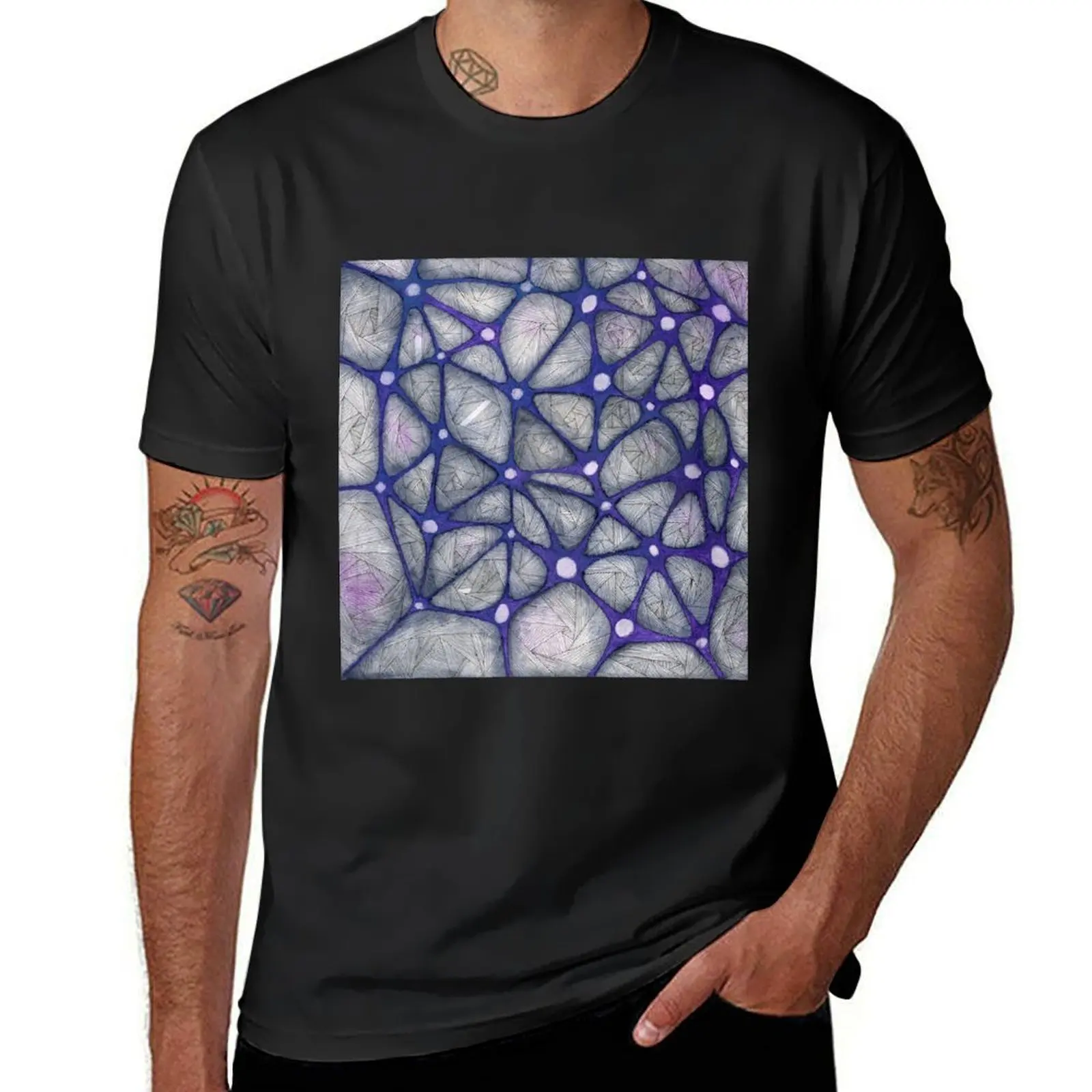 Abstract depiction of neurons T-Shirt anime clothes plain aesthetic clothes sweat shirts, men