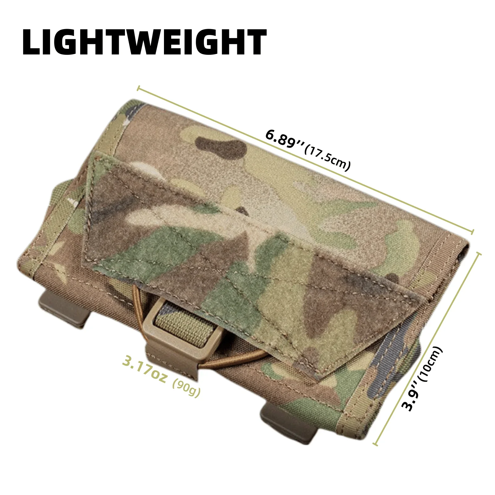 MOLLE Phone Holder, Plate Carrier Navigation Board Pouch Airsoft MOLLE Holder Equipment For Hunting Airsoft Accessories