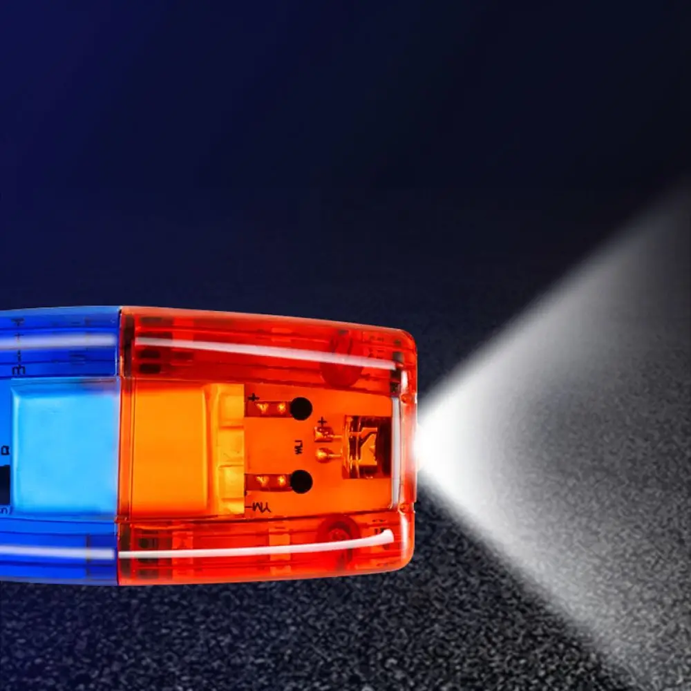 Safety Flash Shoulder Lamp LED Red Blue Warning Beacon For Security Guard Night Duty Patrol Visibility Equipment