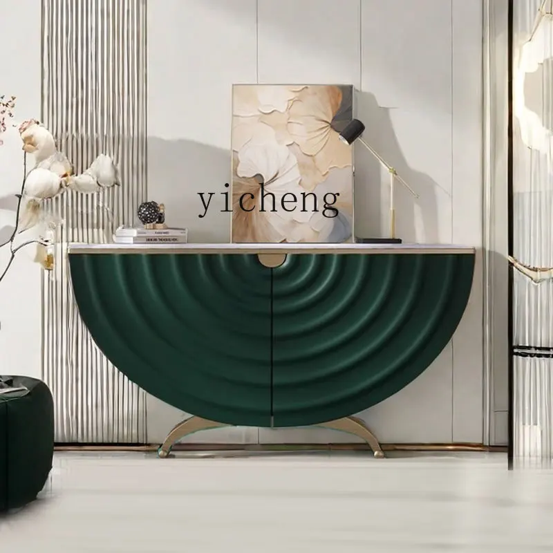 

zz light luxury entrance cabinet whole house matching natural luxury stone entrance table foyer entry bill