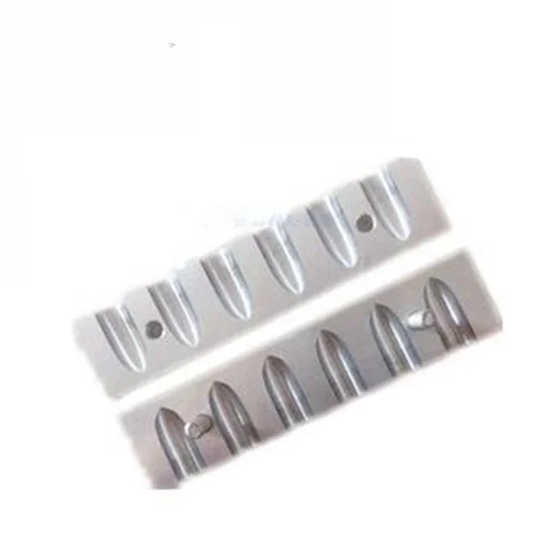 6 holes 1.5g 2.0g 3.0g Bullet-shaped Suppository Mold Manual Aluminum Suppository Mold Teaching Experiment Mould