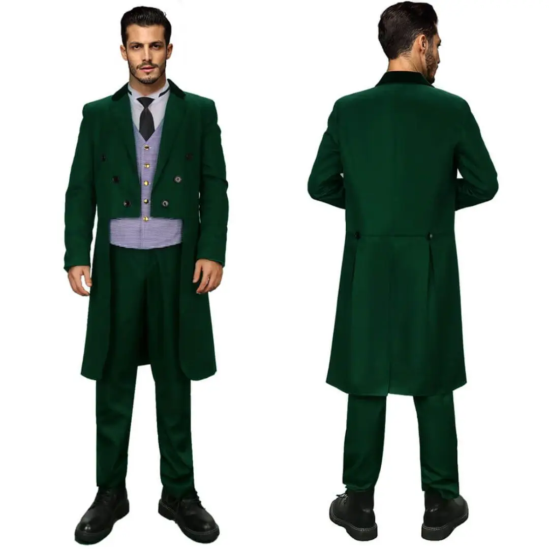 Film horror Haunted Mansion Ben Matthias Owen Wilson Uniforme Halloween Theme Party Costume cosplay Disponibile Takerlama