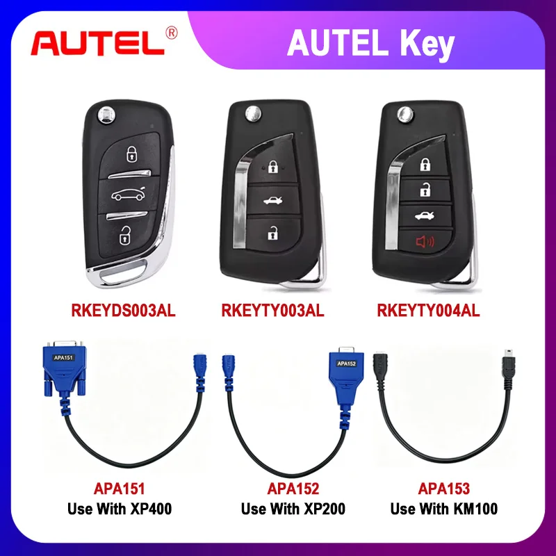 Autel Rkey RKEYDS003AL RKEYTY003AL RKEYTY004AL Universal Key Ordinary Remote For DS Type TOY.T Type For KM100 XP200 XP400