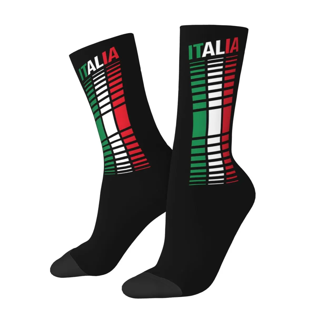 Italy Unisex Winter Socks Cycling Happy Socks Street Style Crazy Sock