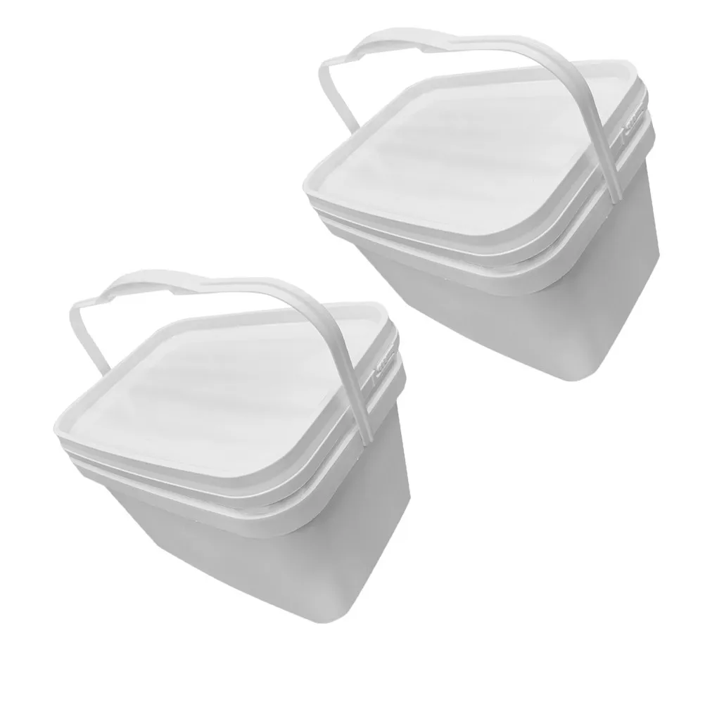 2pcs-multiuse-pp-paint-container-with-lid-durable-and-portable-for-various-storage-needs-square-bucket-with-lid
