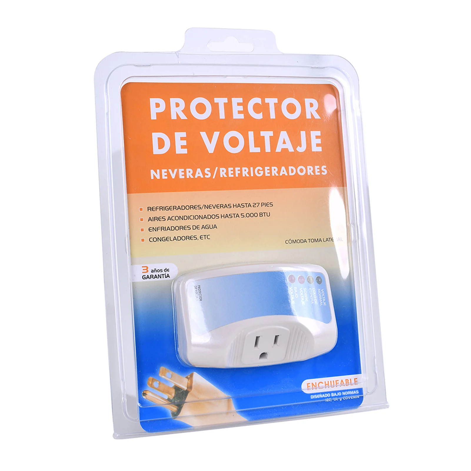 Voltage Protector Single Outlet Surge Protector Plug in for Home Appliance Multi Function Plug With Protection Wall Mount Power